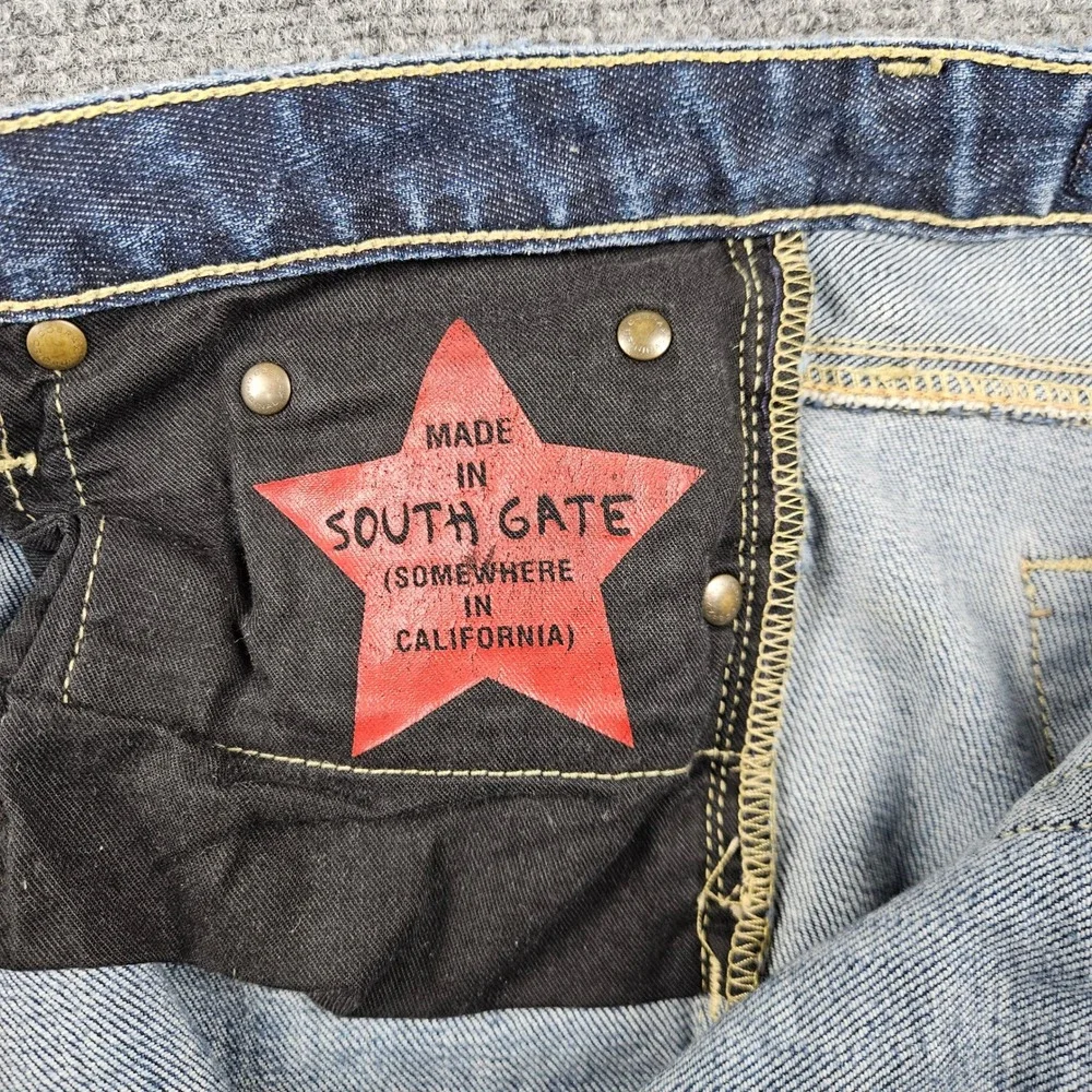 AG Adriano Goldschmied The Elite Flare Jeans Dark Wash Raw Hem 31R Made in USA